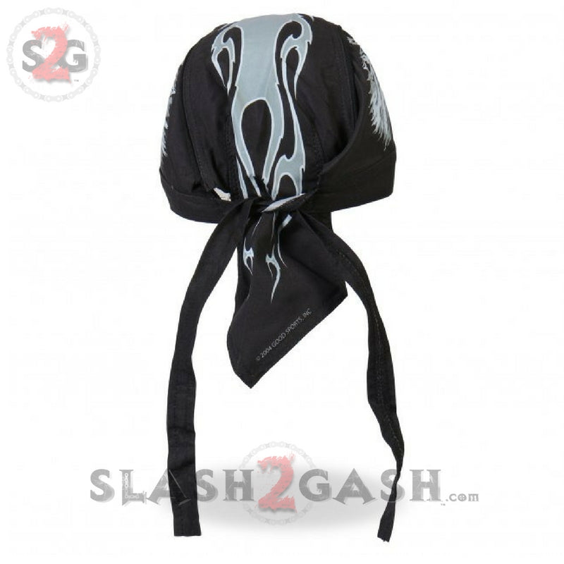 Hot Leathers Lone Wolf Headwrap Premium Motorcycle Durag - No Club Headwrap - Tophatter Daily Deals