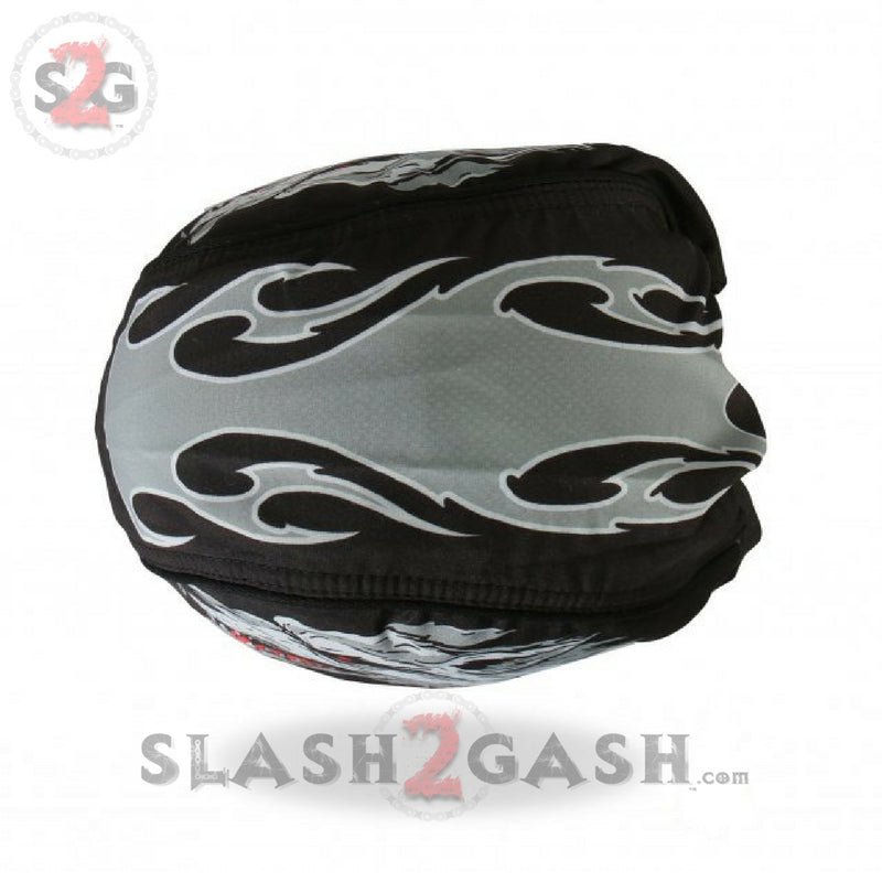 Hot Leathers Lone Wolf Headwrap Premium Motorcycle Durag - No Club Headwrap - Tophatter Daily Deals