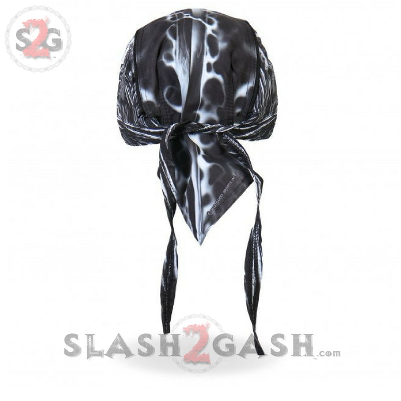 Hot Leathers Death Wings Premium Headwrap "Reaper" Biker Du-Rag Headwrap - Tophatter Daily Deals