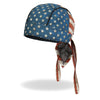 Hot Leathers Distressed American Flag Headwrap Premium Biker Du-Rag Headwrap - Tophatter Daily Deals