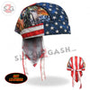 Hot Leathers Uncle Sam Racer Headwrap American Flag Premium Biker Durag Headwrap - Tophatter Daily Deals