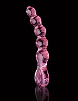 Icicles Pink Glass Massager with Heart Handle > Glass > Dildos - Tophatter Daily Deals