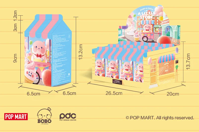 Genuine Pop Mart Bobo & Coco A Little Store Series Blind Box Figure Food - Tophatter Daily Deals