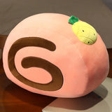 40cm Soft Fruit Cake Roll Plush Mantau Bun Pillow Cream Steamed Dim Sum Strawberry Bun with Chocolate Cream Pillow Food - Tophatter Daily Deals