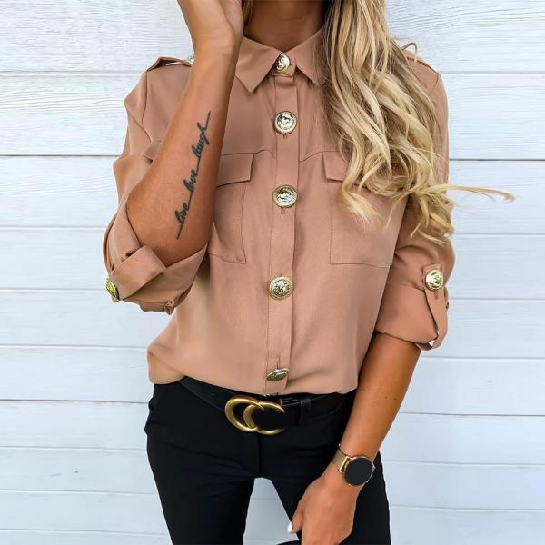 Women Long Sleeve Shirts Blouses & Shirts - Tophatter Daily Deals