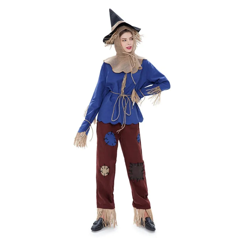 Scarecrow Costume Wizard Of Oz Halloween 2025 Outfit - Tophatter Daily Deals