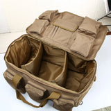 55L Tactical Duffel Backpack Travel Bag Khaki Duffel Bags - Tophatter Daily Deals