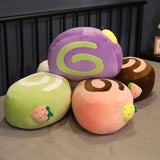 40cm Soft Fruit Cake Roll Plush Mantau Bun Pillow Cream Steamed Dim Sum Food - Tophatter Daily Deals