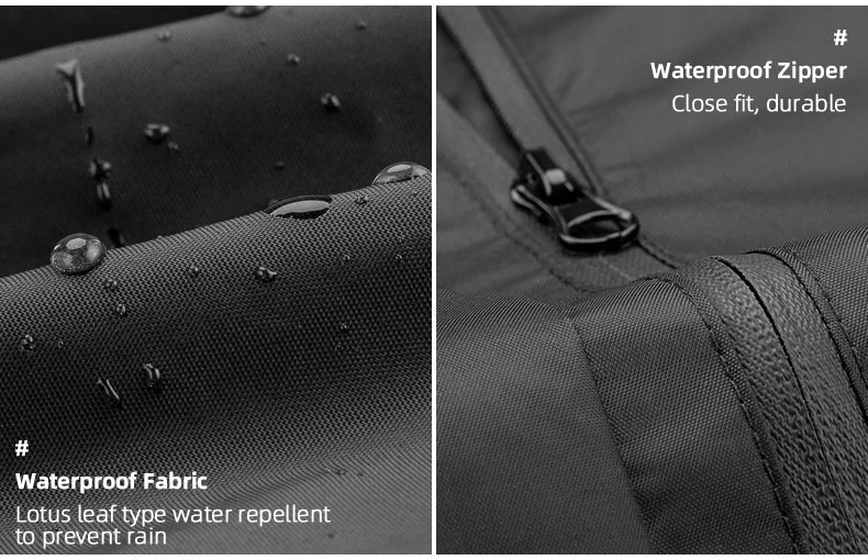 Waterproof Mens Cycling Jacket - Hooded, Nylon, For Rain - Tophatter Daily Deals