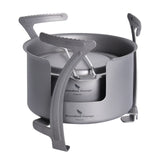Titanium Multi-Fuel Camping Stove Grey Camp Cooking - Tophatter Daily Deals