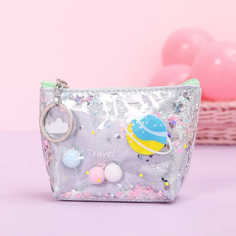 Pencil Case Laser Big Makeup Bag Cosmetic Case Outer Space - Tophatter Daily Deals