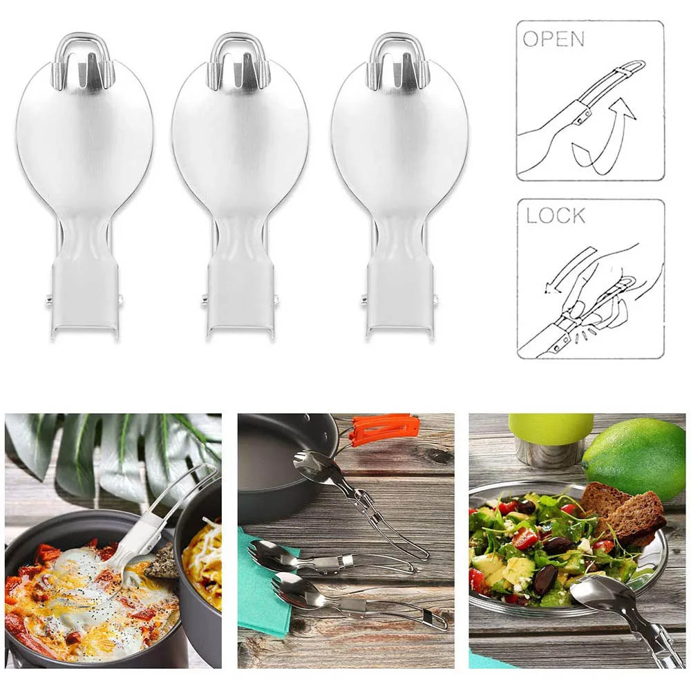 Camping Cookware Kit Orange Camp Cooking - Tophatter Daily Deals