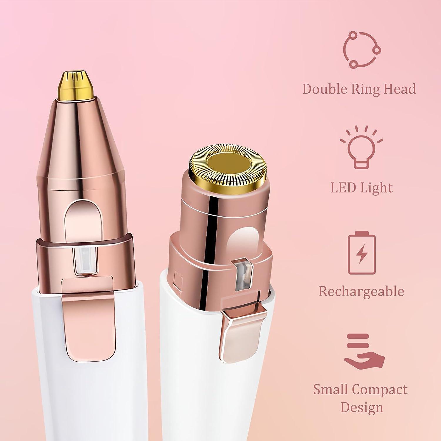 Electric Eyebrow Trimmer - 2 in 1 Eyebrow Razor and Painless Facial Hair Remover Health & Beauty - Tophatter Daily Deals