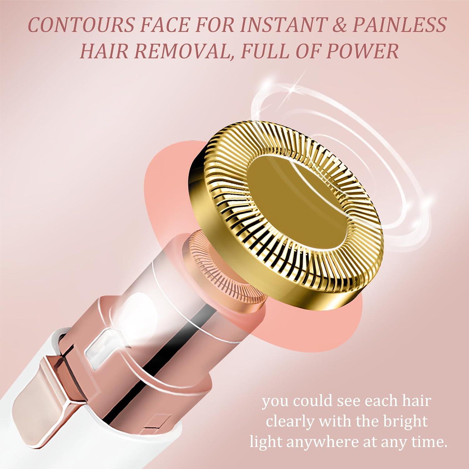 Electric Eyebrow Trimmer - 2 in 1 Eyebrow Razor and Painless Facial Hair Remover Health & Beauty - Tophatter Daily Deals