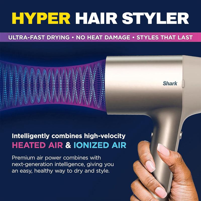 Ion Hair Dryer - Style iQ 1600W Ionic Hair Dryer 3 Styling Tools Stone Personal Care - Tophatter Daily Deals