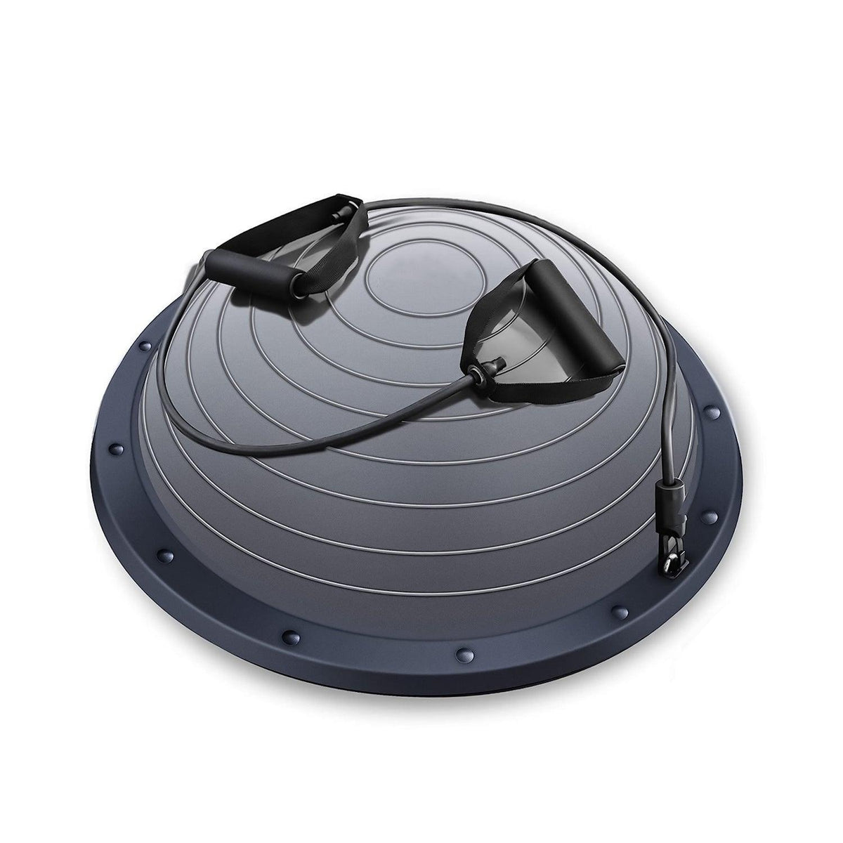 Half Exercise Ball - Balance Ball Trainer Resistance Bands & Pump Exercise & Fitness - Tophatter Daily Deals