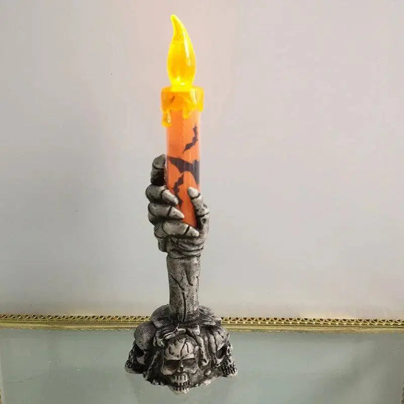 Halloween Skeletons Ghost Party Candles Pumpkin Party Happy Halloween gadgets - Tophatter Daily Deals