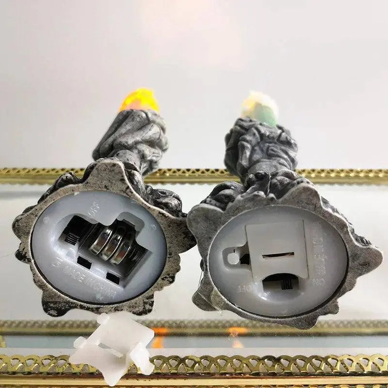 Halloween Skeletons Ghost Party Candles Pumpkin Party Happy Halloween gadgets - Tophatter Daily Deals