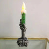 Halloween Skeletons Ghost Party Candles Pumpkin Party Happy Halloween Green gadgets - Tophatter Daily Deals