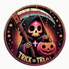 Halloween Wooden Wreath Logo Retro Pumpkin Head Art Decoration, C gadgets - Tophatter Daily Deals