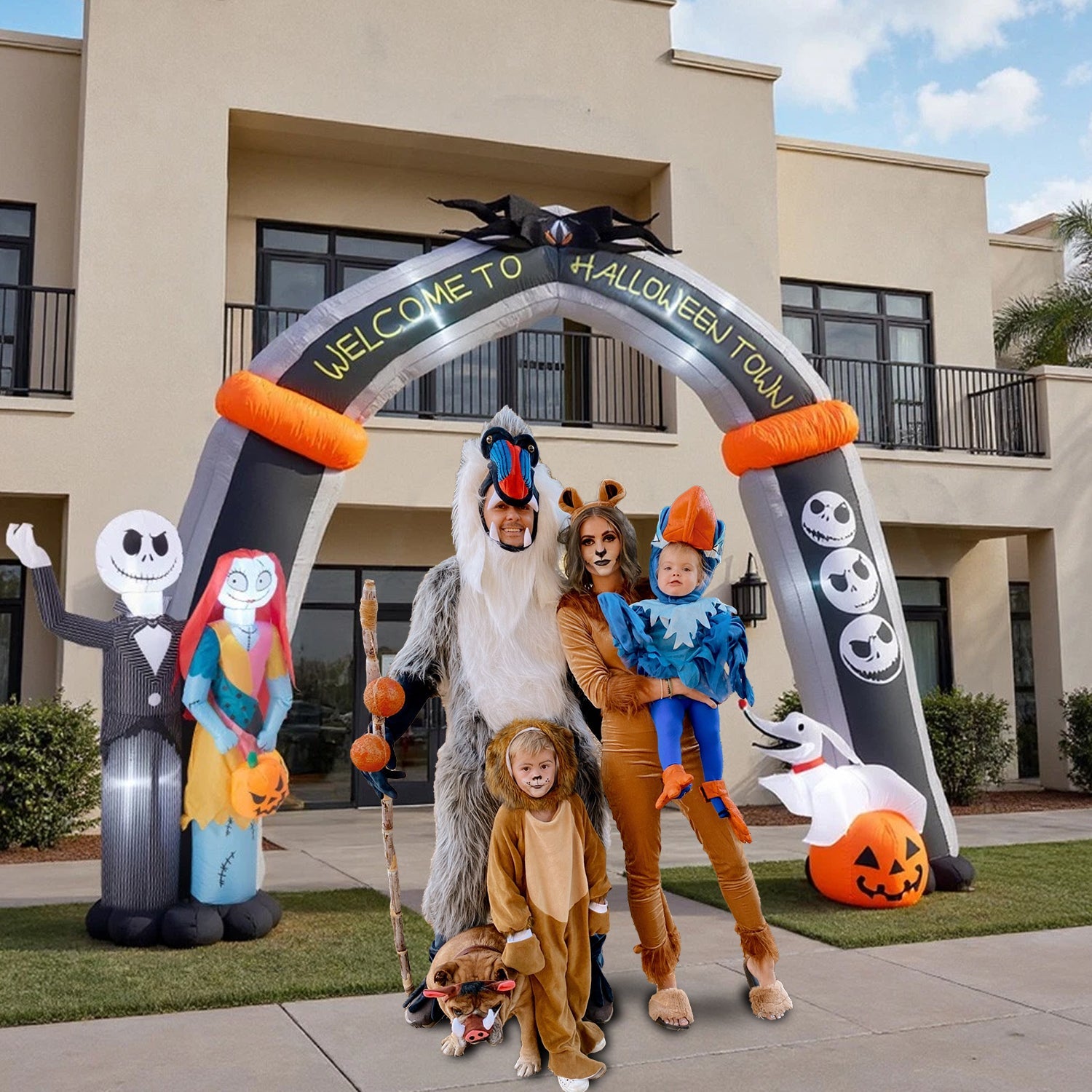 Inflatable Halloween Decoration – Spooky Witch & Pumpkin Blow Up for Garden/Patio Inflatable Halloween Decoration - Tophatter Daily Deals