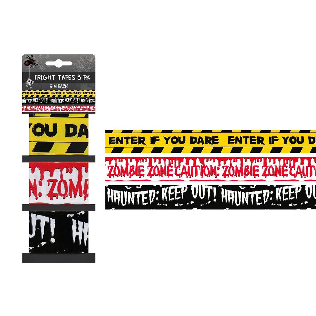 Halloween Caution Tape - 9m Halloween Warning Tape Banner Haunted House Party Decoration Horror Caution Festive & Franchise - Tophatter Daily Deals