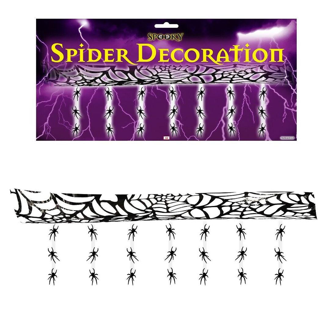 Halloween Ceiling Decorations - 3M/300cm Halloween Hanging Ceiling Wall Decoration Horror Haunted House Spiders Festive & Franchise - Tophatter Daily Deals