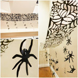 Halloween Ceiling Decorations - 3M/300cm Halloween Hanging Ceiling Wall Decoration Horror Haunted House Spiders Festive & Franchise - Tophatter Daily Deals