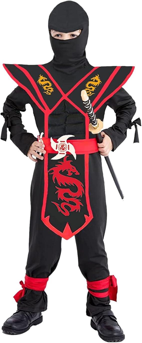 Halloween Ninja Costume - Cosplay Ninja Costumes Dragon Ninja Muscle Costume Best Children Gifts Festive & Franchise - Tophatter Daily Deals