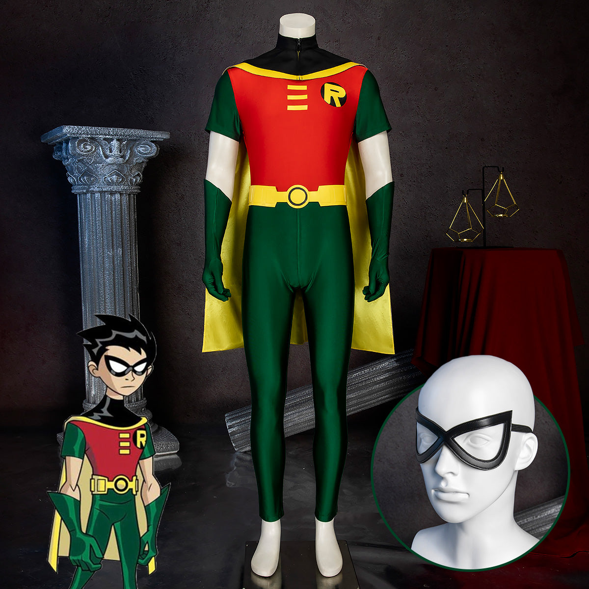 Halloween Robin Superhero Cosplay Costume Costume - Tophatter Daily Deals
