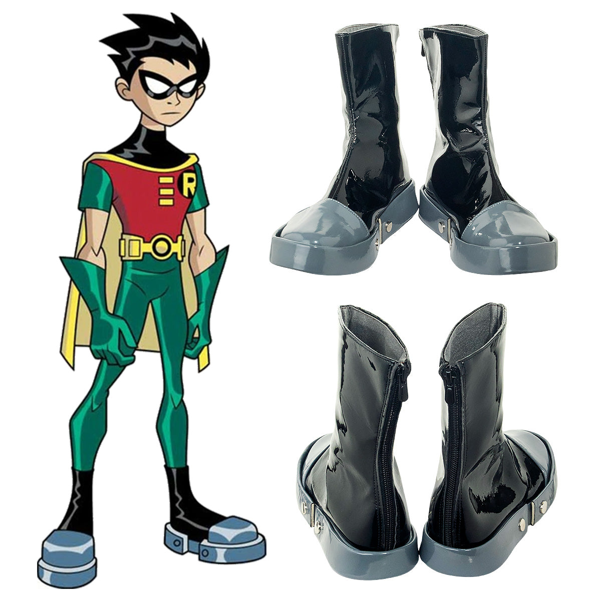 Halloween Robin Superhero Cosplay Shoes Shoes/Boots - Tophatter Daily Deals