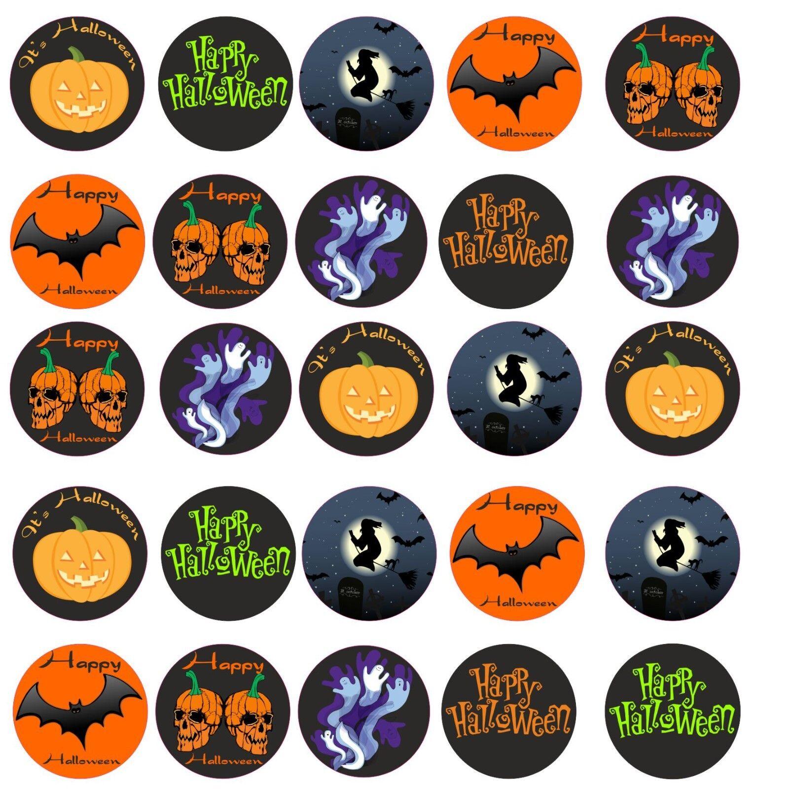 Paper Halloween Bags - 26 Happy Halloween Orange Striped Bags & 26 Stickers for Trick Or Treat Party - Tophatter Daily Deals