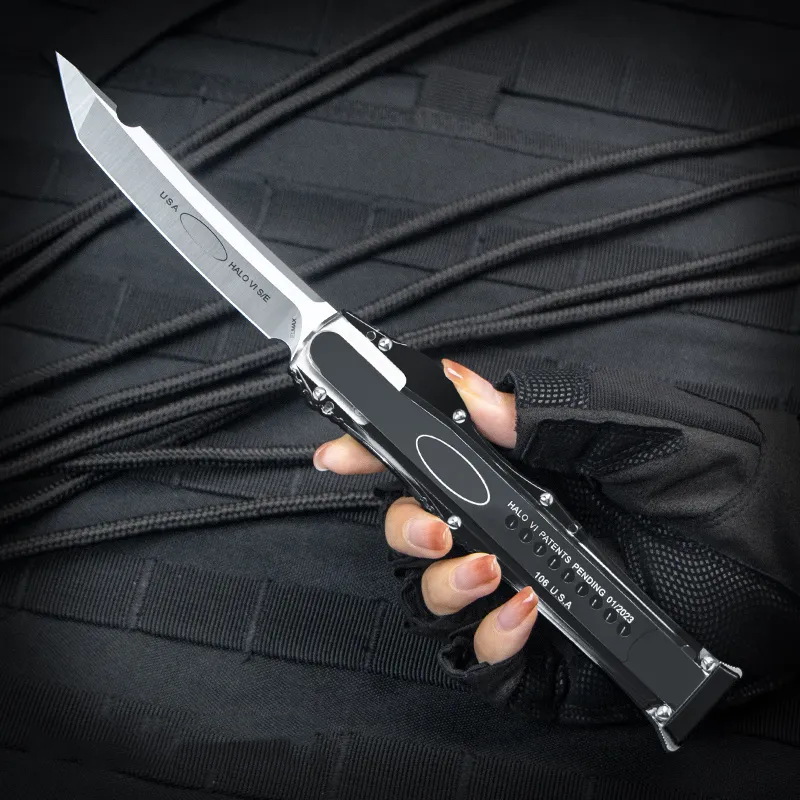 Halo OTF translucent Automatic Knife - Tophatter Daily Deals