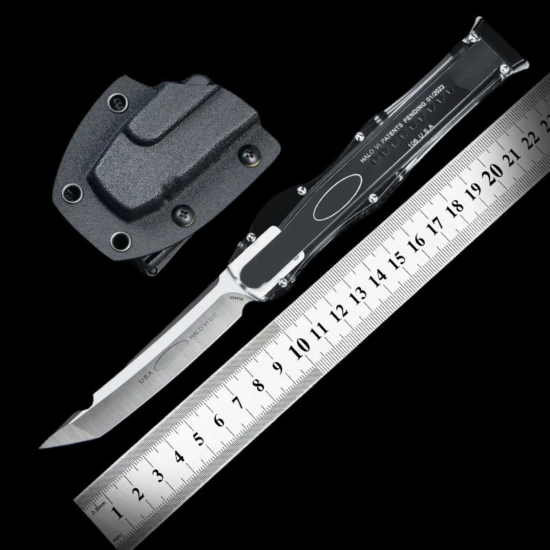 Halo OTF translucent Automatic Knife - Tophatter Daily Deals