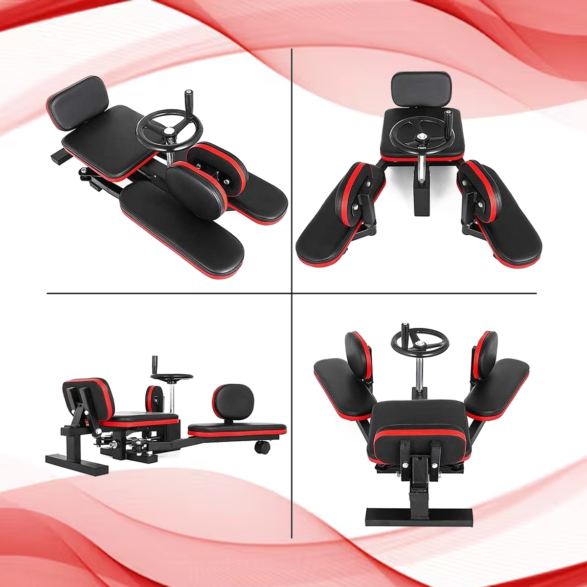 Leg Stretching Machine - Heavy Duty Trainer Leg Stretcher Machine Leg Stretcher Bar Exercise & Fitness - Tophatter Daily Deals