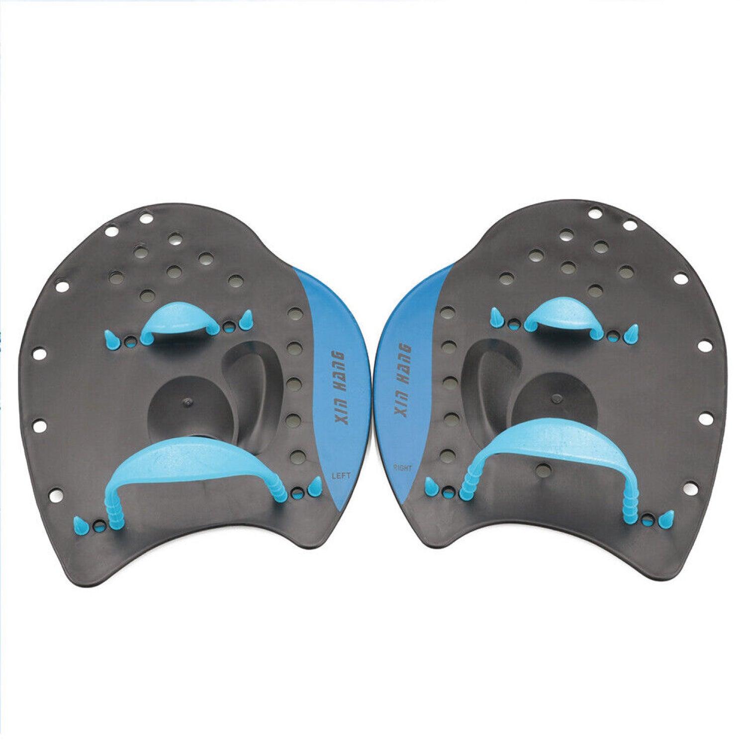 Hand Paddles For Swimming - Pro-Series Power Swim Training Paddles Are a Great Swimming Training Aid To Improve Hand Stroke Positioning Blue Summer & Swimming - Tophatter Daily Deals