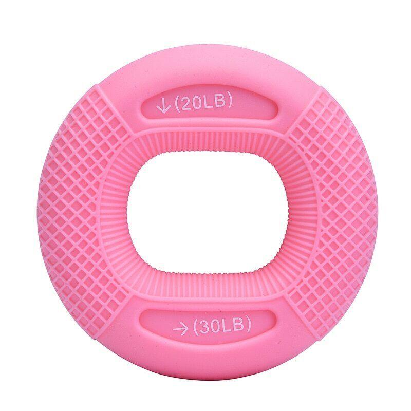 Sports Direct Hand Grip - Gripping Ring Finger Forearm Trainer Carpal Muscle Expander Pink Exercise & Fitness - Tophatter Daily Deals