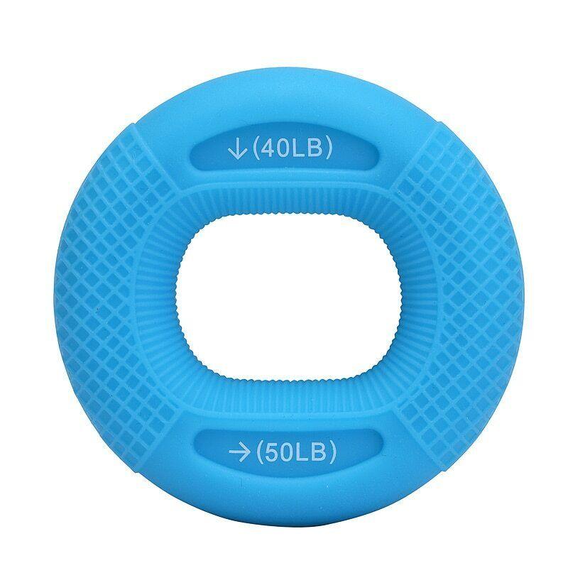 Sports Direct Hand Grip - Gripping Ring Finger Forearm Trainer Carpal Muscle Expander Blue Exercise & Fitness - Tophatter Daily Deals