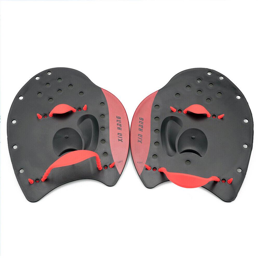 Hand Paddles For Swimming - Pro-Series Power Swim Training Paddles Are a Great Swimming Training Aid To Improve Hand Stroke Positioning Red Summer & Swimming - Tophatter Daily Deals