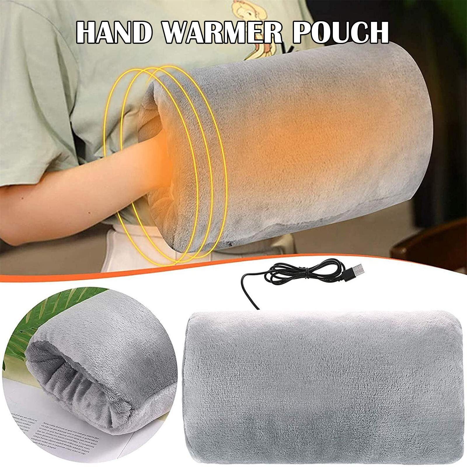 Muffler for Hands - USB Electric Hand Warmer Pouch Winter Hands Heater Bag Velvet Heating Hand Muffs Winter Warm - Tophatter Daily Deals