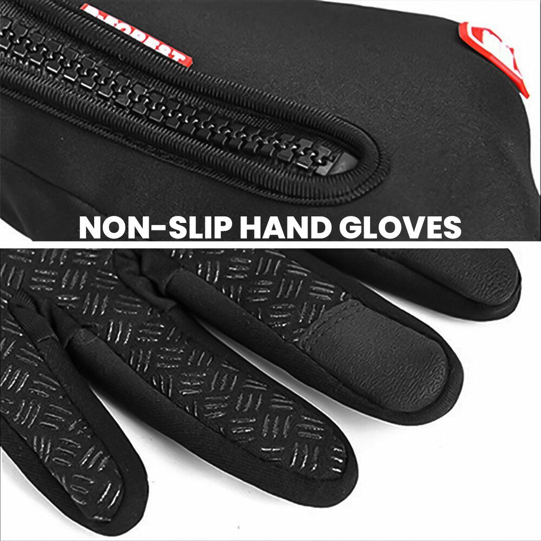 Thermal Waterproof Gloves - Winter Warm Windproof Waterproof Fleece Lined Thermal Touch Screen Gloves Gloves - Tophatter Daily Deals