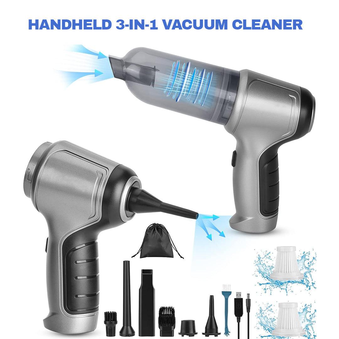 Powerful Hoover for Car - Car Vacuum Cleaner Wet/Dry Cordless Strong Suction Handheld Cleaning UK Apparel & Accessories - Tophatter Daily Deals
