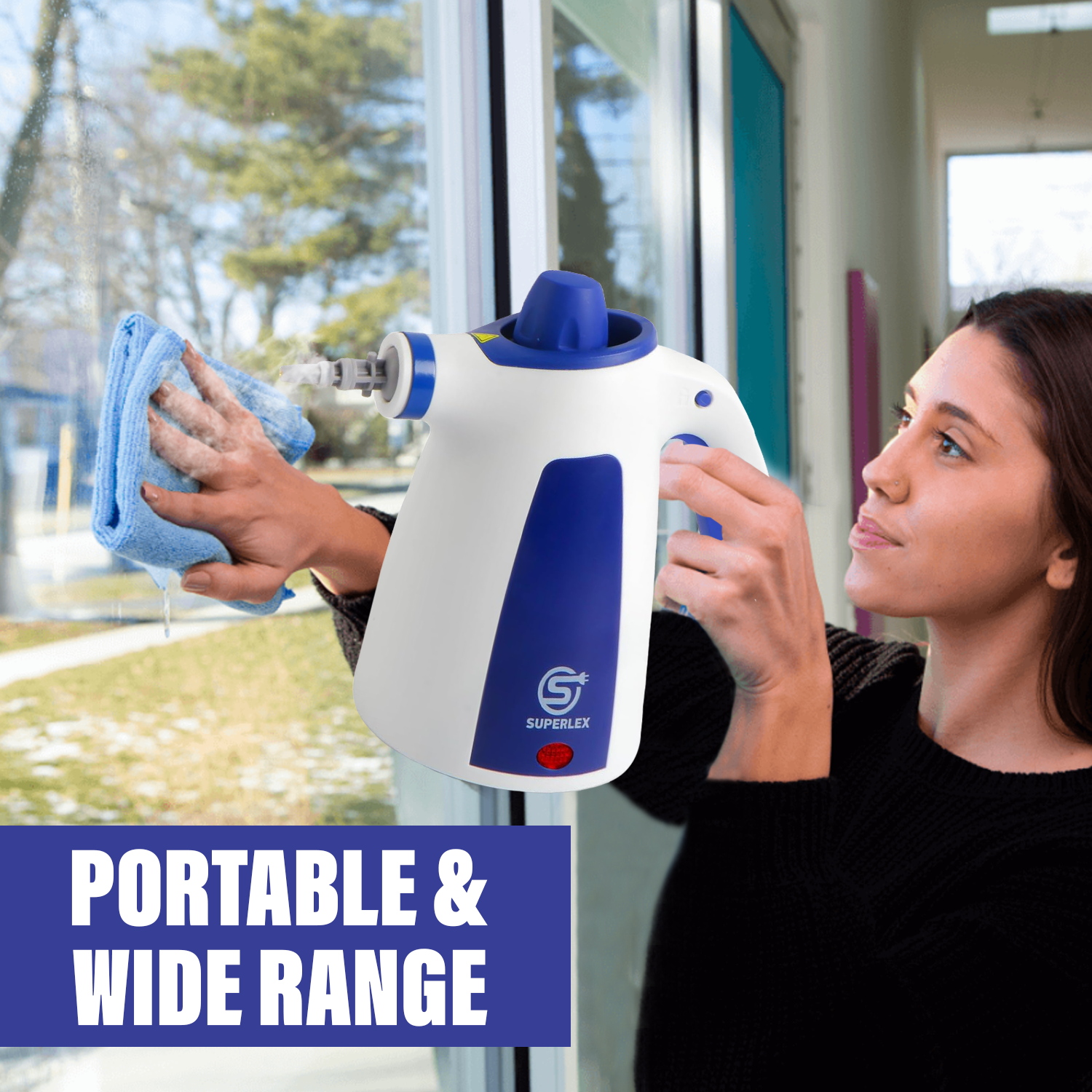 Handheld Steam Cleaner – 10-in-1 High Pressure Multi-Purpose Steamer for Home, Kitchen & Car Handheld Steam Cleaner - Tophatter Daily Deals