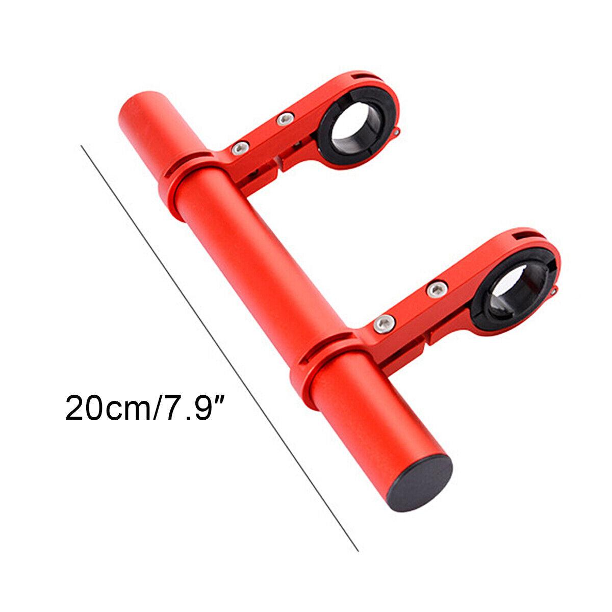 Bike Handlebar Extender - 2PCS Clamp Brackets and 1PC Hex Wrench, Aluminum Universal Bicycle Handlebar Extension for Bicycle Light, Speedometer Cycling - Tophatter Daily Deals