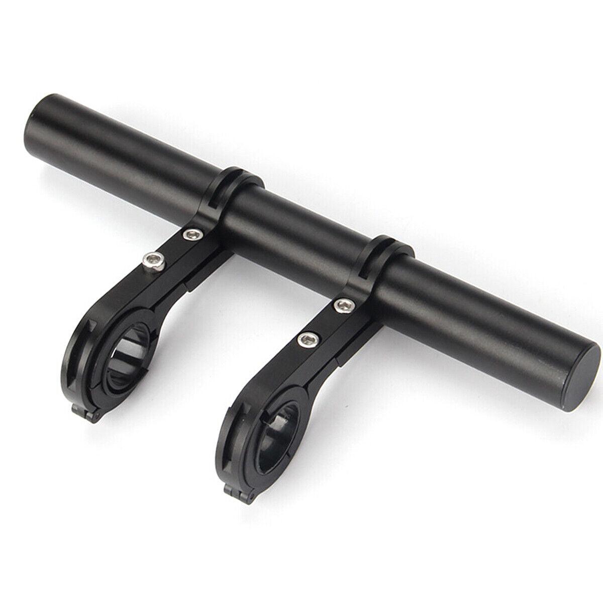 Bike Handlebar Extender - 2PCS Clamp Brackets and 1PC Hex Wrench, Aluminum Universal Bicycle Handlebar Extension for Bicycle Light, Speedometer Cycling - Tophatter Daily Deals