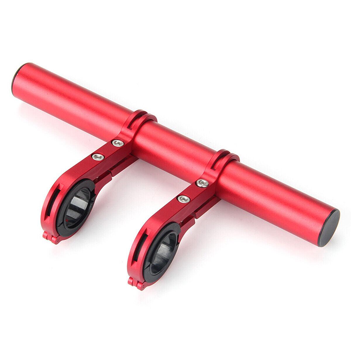 Bike Handlebar Extender - 2PCS Clamp Brackets and 1PC Hex Wrench, Aluminum Universal Bicycle Handlebar Extension for Bicycle Light, Speedometer Cycling - Tophatter Daily Deals