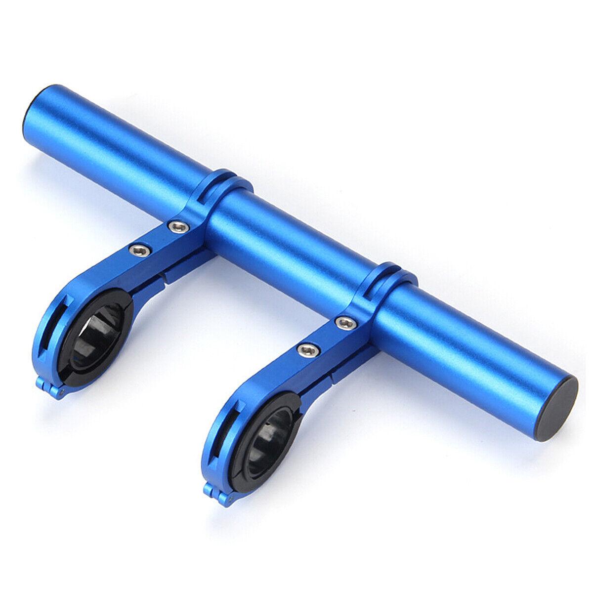 Bike Handlebar Extender - 2PCS Clamp Brackets and 1PC Hex Wrench, Aluminum Universal Bicycle Handlebar Extension for Bicycle Light, Speedometer Cycling - Tophatter Daily Deals