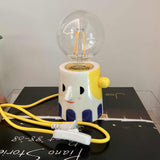 Handmade Ceramic Bedside Lamp Bedside Lamp - Tophatter Daily Deals
