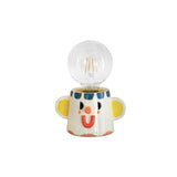Handmade Clown Ceramic Table Lamp Table Lamp - Tophatter Daily Deals