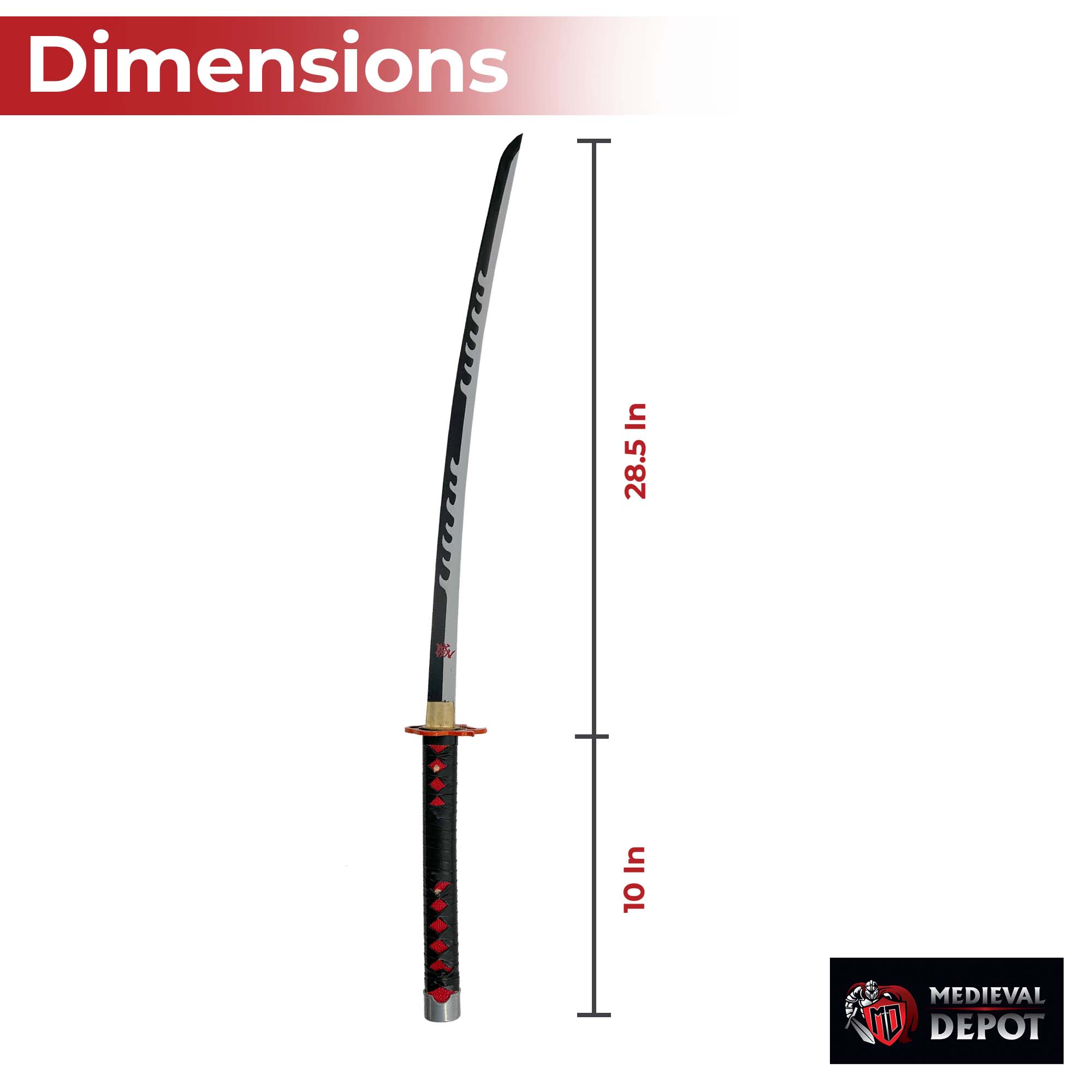 Handmade Tanjiro Flame Sword Swords - Tophatter Daily Deals